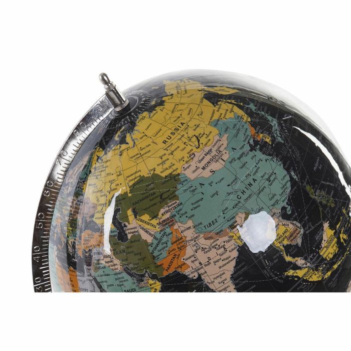 Globo Terraqueo Vintage DKD Home Decor Negro 33 x 60 x 31 cm 1