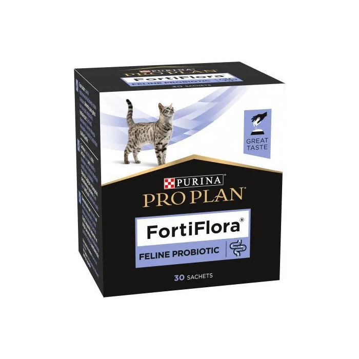 Purina Pro Plan Diet Fortiflora para Gatos - Suplemento Probiótico, 30 Sobres de 1 gr Purina Pro Plan Diet Fortiflora para Gatos - Suplemento Probiótico, 30 Sobres de 1 gr