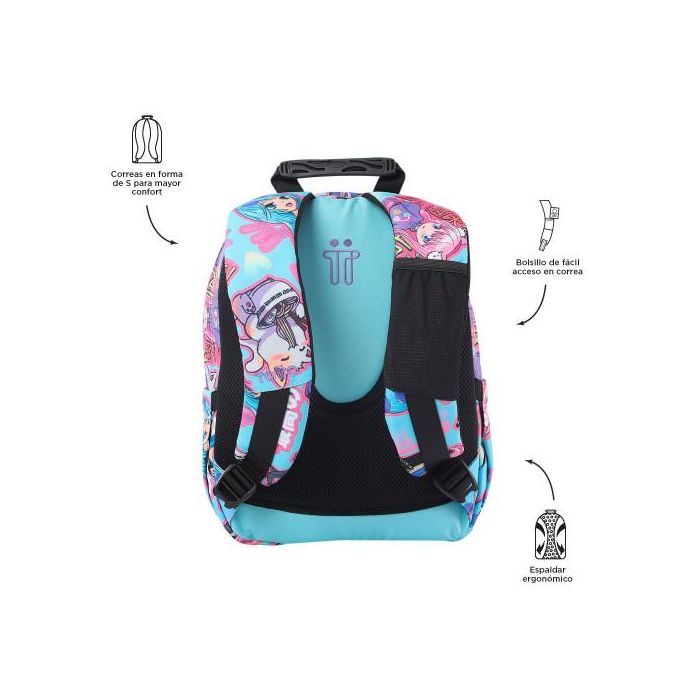 Mochila Rayol Happy Flow (33 X 44 X 13,5) - 19,6L Totto MA04ECO002-2416N-2AU 1 Mochila Rayol Happy Flow (33 X 44 X 13,5) - 19,6L Totto MA04ECO002-2416N-2AU 1