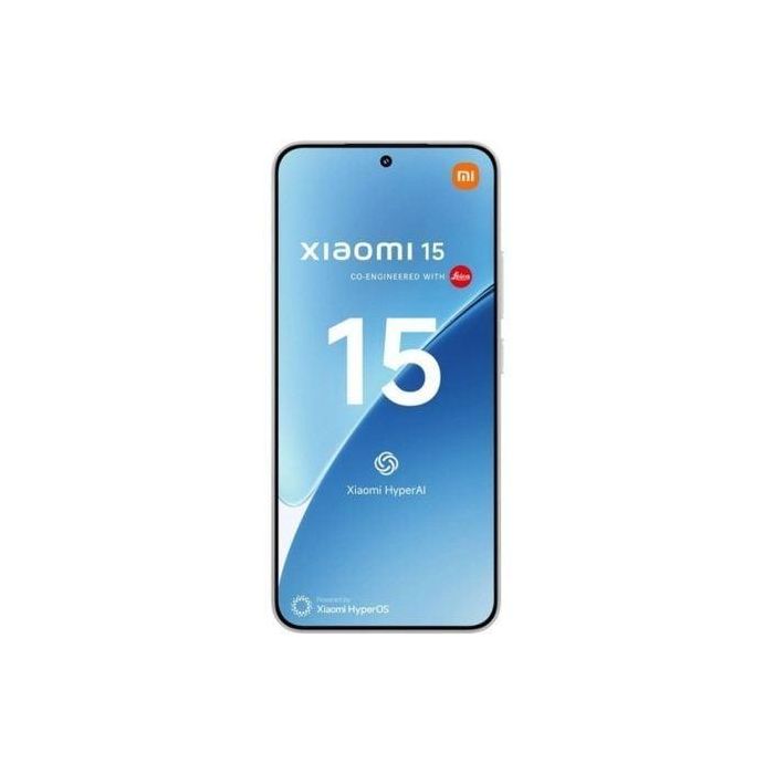 Xiaomi MZB0IU5EU Smartphone 15 12GB/512GB 6.36" 5G Blanco con Cám. Leica Summilux, Snapdragon 8 Elite, Bat. 5240mAh, IP68 1 Xiaomi MZB0IU5EU Smartphone 15 12GB/512GB 6.36" 5G Blanco con Cám. Leica Summilux, Snapdragon 8 Elite, Bat. 5240mAh, IP68 1