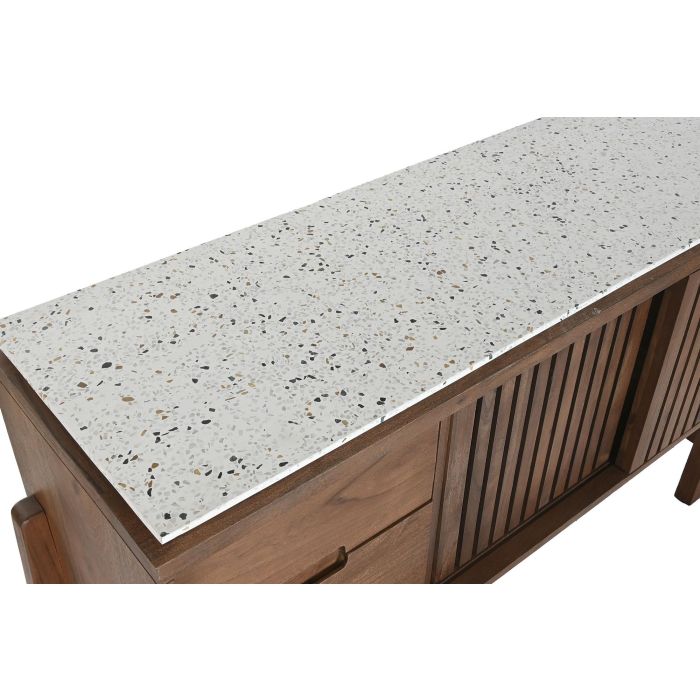 DKD Home Decor Consola Oriental Moderna de Terrazo y Madera de Acacia para Salón o Recibidor 125 cm Ancho x 46 cm Fondo x 92 cm Alto 5 DKD Home Decor Consola Oriental Moderna de Terrazo y Madera de Acacia para Salón o Recibidor 125 cm Ancho x 46 cm Fondo x 92 cm Alto 5