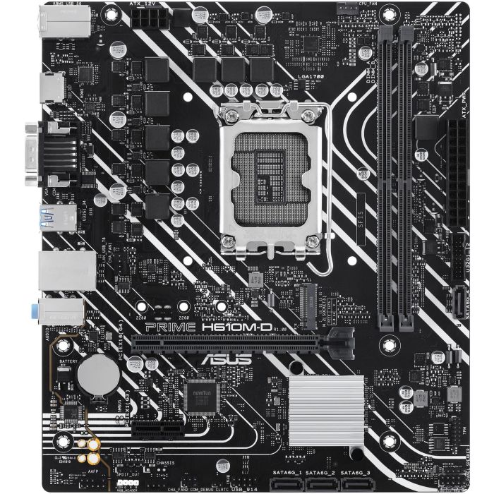 ASUS PRIME H610M-D Placa Base Intel LGA 1700, H610, DDR5, 96GB, VGA+HDMI, 4SATA3, 1M.2, USB-C, Micro ATX - 90MB1G80-M0EAY0 1 ASUS PRIME H610M-D Placa Base Intel LGA 1700, H610, DDR5, 96GB, VGA+HDMI, 4SATA3, 1M.2, USB-C, Micro ATX - 90MB1G80-M0EAY0 1