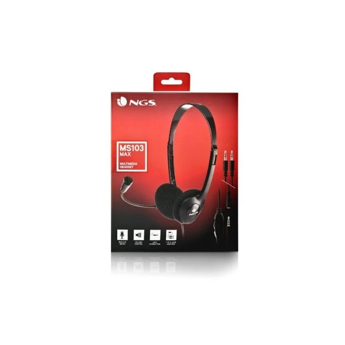 NGS MS103MAX Auriculares con Micrófono Jack 3.5mm Negro 4