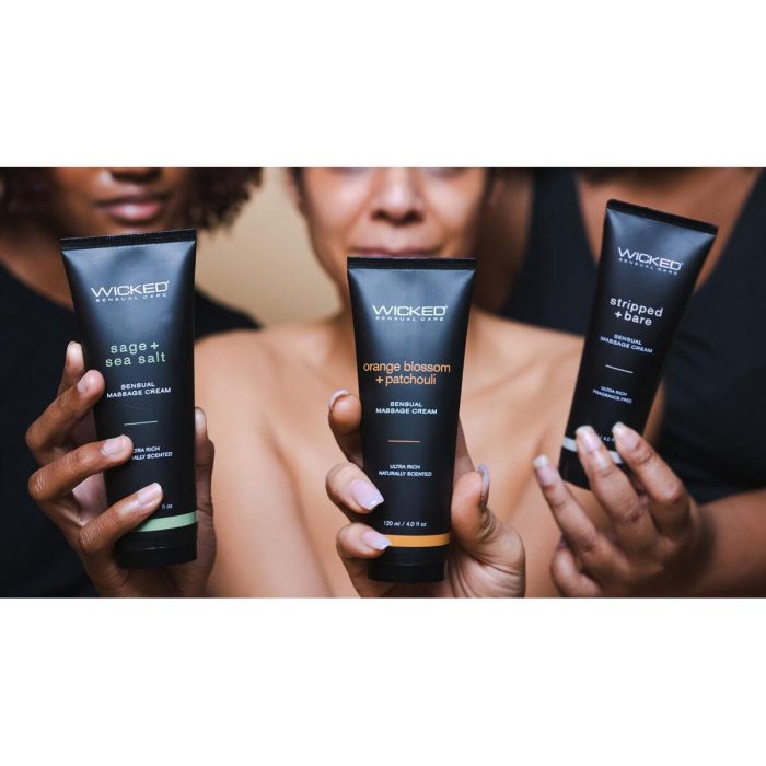 Crema para Masajes Wicked Sensual Care 120 ml Naranja 4 Crema para Masajes Wicked Sensual Care 120 ml Naranja 4