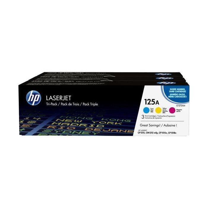 HP CP1515n Toner 125A Pack 3 colores CYM