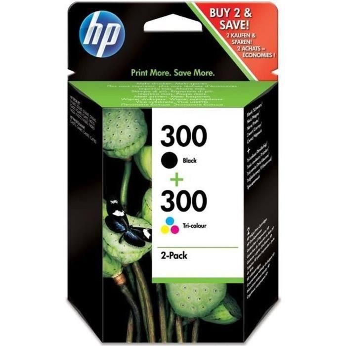 Ink-Jet Hp N.300 Negro + Tricolor Deskjet Photosmart Envy Pack 2