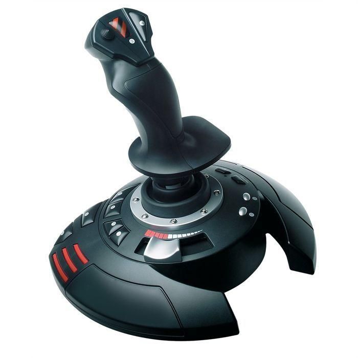 Thrustmaster T.Flight Stick X Joystick para PC y Playstation 3, Negro/Rojo/Plata, 12 Botones Programables, 4 Ejes, USB, Referencia 2960694 Thrustmaster T.Flight Stick X Joystick para PC y Playstation 3, Negro/Rojo/Plata, 12 Botones Programables, 4 Ejes, USB, Referencia 2960694