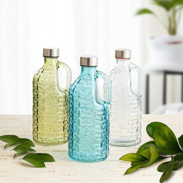 Botella Mesa Vidrio con Tapón Calypso Quid 1 L (12 Unidades) 1 Botella Mesa Vidrio con Tapón Calypso Quid 1 L (12 Unidades) 1