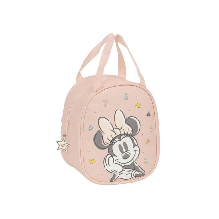 Bolsa Térmica Minnie Mouse Baby Rosa 19 x 22 x 14 cm