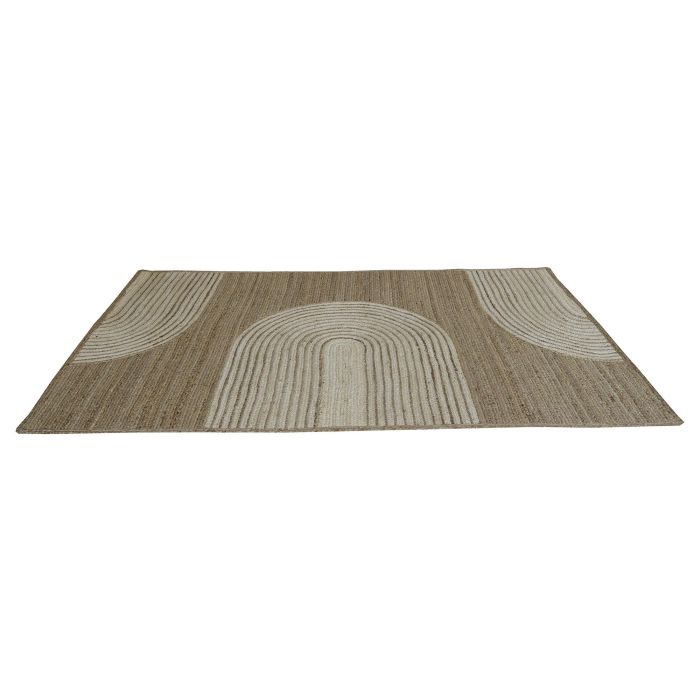 Alfombra Boho DKD Home Decor Natural Beige 230 x 1 x 160 cm 2 Alfombra Boho DKD Home Decor Natural Beige 230 x 1 x 160 cm 2