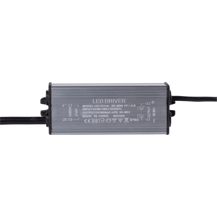 Driver LED No Dimable 36W para Panel Luminarias Fuente de Alimentación