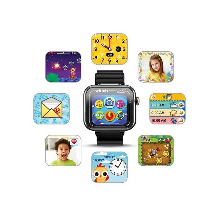 Reloj interactivo kidizoom smartwatch max color negro pantalla tactil.fotos,selfies,videos,grabadora,juegos.. 256 mb.5,4x22,4x1,7 cm 2 Reloj interactivo kidizoom smartwatch max color negro pantalla tactil.fotos,selfies,videos,grabadora,juegos.. 256 mb.5,4x22,4x1,7 cm 2