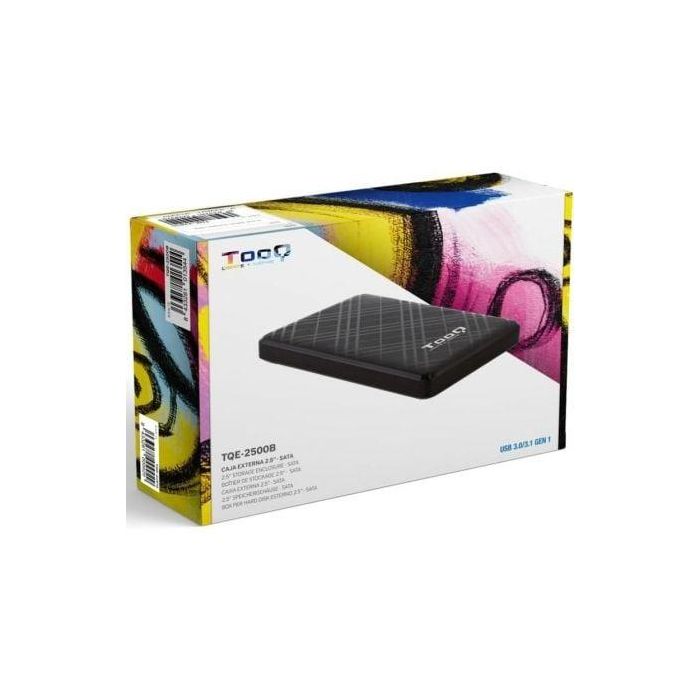 TooQ TQE-2500B Caja Externa para Disco Duro 2.5" HDD/SSD USB 3.1 Gen 1 (5Gbps) SATA UASP Sin Tornillos Negro 4 TooQ TQE-2500B Caja Externa para Disco Duro 2.5" HDD/SSD USB 3.1 Gen 1 (5Gbps) SATA UASP Sin Tornillos Negro 4