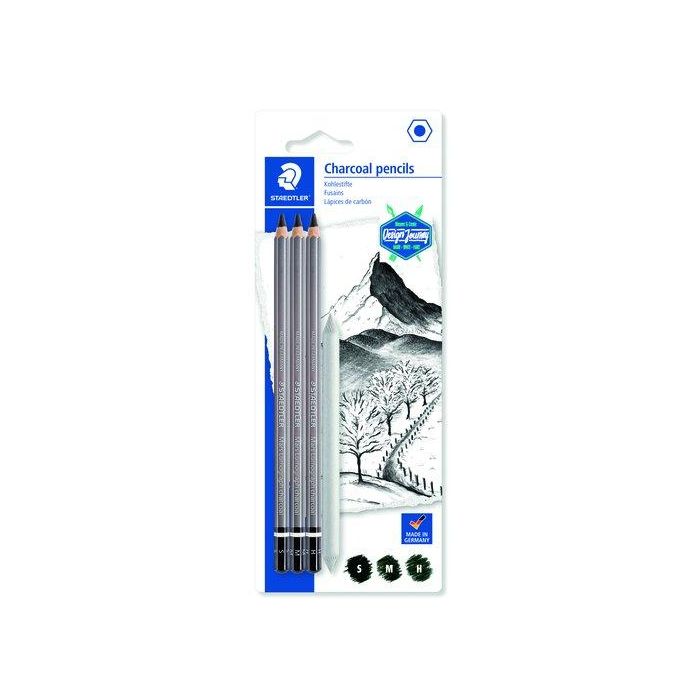 Lapiz De Grafito Staedtler Design Journey 100C Lumograph Charcoal Blister De 3