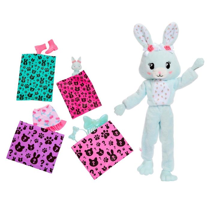 Barbie Osos Amorosos Conejito Menta Cutie Reveal Muñeca JJP65 3