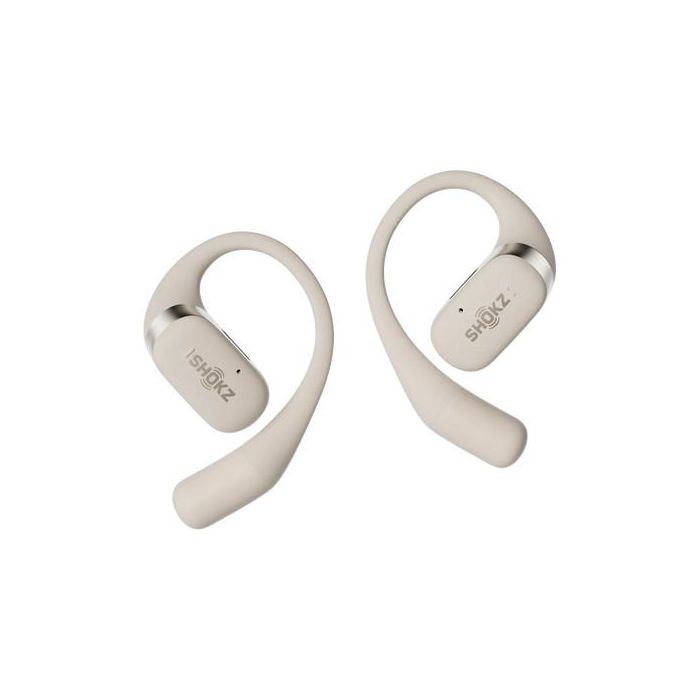 Shokz OpenFit Auriculares Inalámbricos Beige IP54 para Llamadas/Música/Deporte/Uso Diario Bluetooth 5.2 0 Shokz OpenFit Auriculares Inalámbricos Beige IP54 para Llamadas/Música/Deporte/Uso Diario Bluetooth 5.2 0