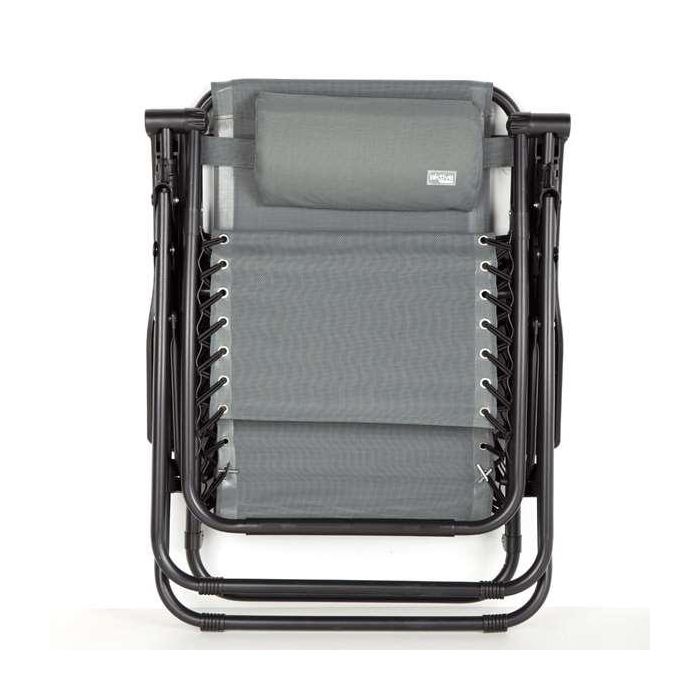 Tumbona textileno 52x68x102 cm color gris oscuro 1 Tumbona textileno 52x68x102 cm color gris oscuro 1