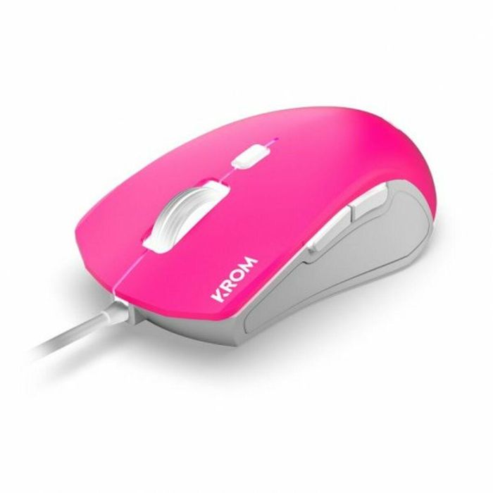 Teclado y Ratón Gaming Krom KANDY BARBIE Rosa QWERTY 2 Teclado y Ratón Gaming Krom KANDY BARBIE Rosa QWERTY 2
