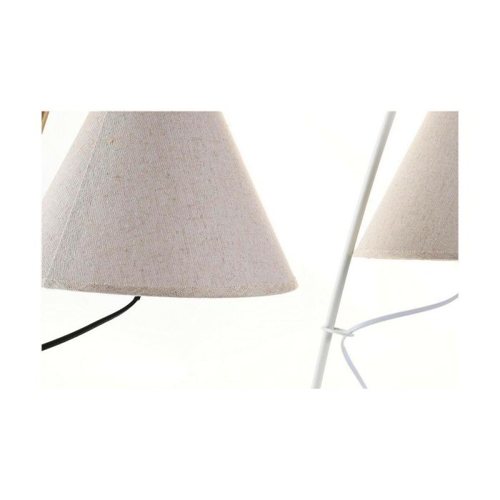 Lampara Sobremesa Moderno DKD Home Decor Dorado Blanco 31 x 57 x 25 cm (2 Unidades) 3