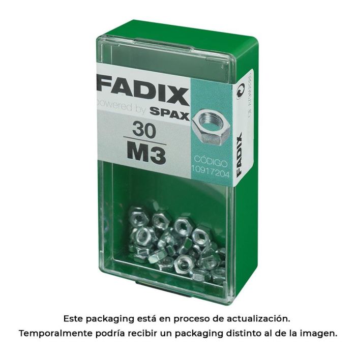 Fadix Caja de 30 Unidades de Tuerca Cincada M3 0 Fadix Caja de 30 Unidades de Tuerca Cincada M3 0