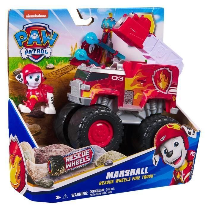 VEHÍCULO SPIN MASTER + RUEDAS DE RESCATE FIGURA MARCUS Patrulla Canina 5 VEHÍCULO SPIN MASTER + RUEDAS DE RESCATE FIGURA MARCUS Patrulla Canina 5