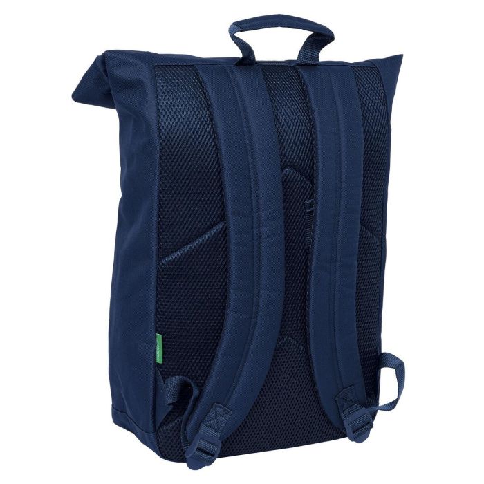 Mochila para Portátil Benetton Italy Azul marino 28 x 42 x 13 cm 2