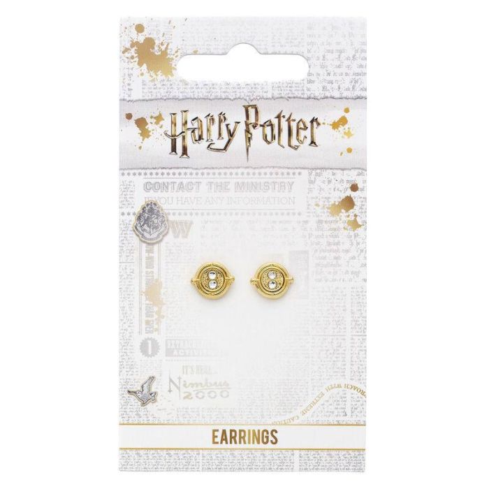 Pendientes Time Turner Gold Harry Potter 3 Pendientes Time Turner Gold Harry Potter 3
