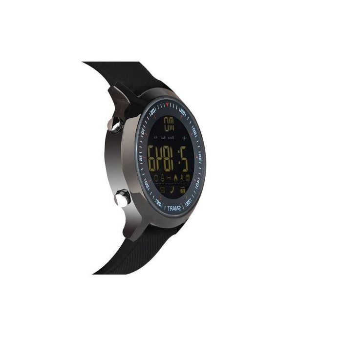 RELOJ INTELIGENTE LEOTEC HARDY LIFE NEGRO - ESFERA 2.79CM FULL VIEW RETROILUMINADO IP67 - BT 4.0 - ALERTAS - PODÓMETRO - BAT. 1 AÑO - COMP IOS/ANDROID 1
