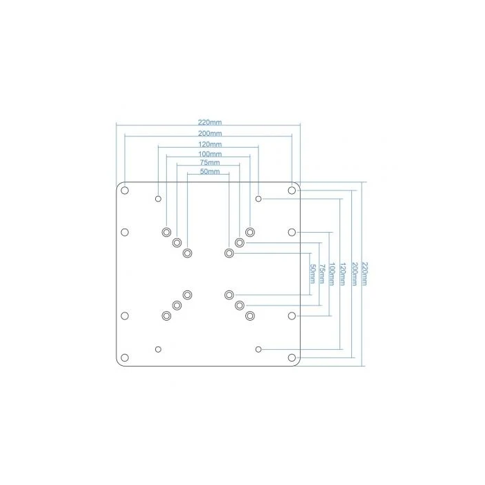 Tooq Soporte VESA 200x200 VMA0200-B para Pantallas hasta 30kg Tooq Soporte VESA 200x200 VMA0200-B para Pantallas hasta 30kg