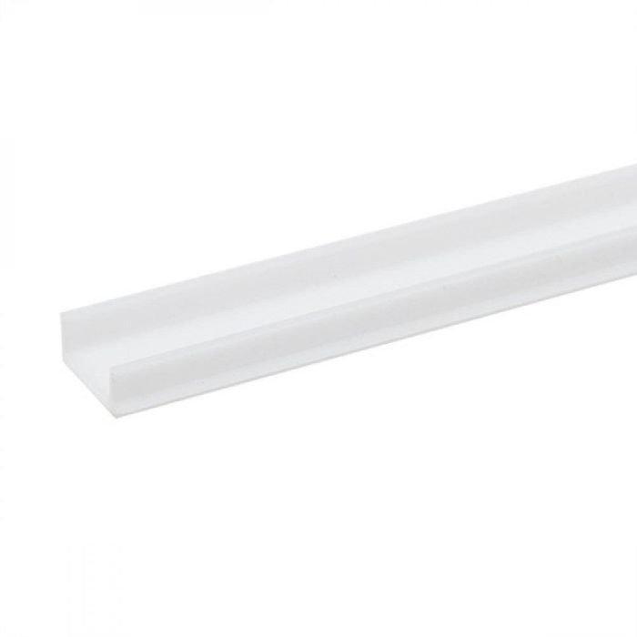 Pack 2 Perfil de Aluminio para LEDs Difusor Opal Tira 2M 5 Pack 2 Perfil de Aluminio para LEDs Difusor Opal Tira 2M 5