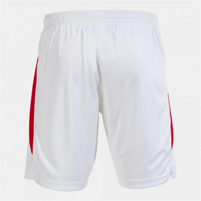 Pantalones Cortos Deportivos para Niños Joma Sport Glasgow Blanco Rojo 3
