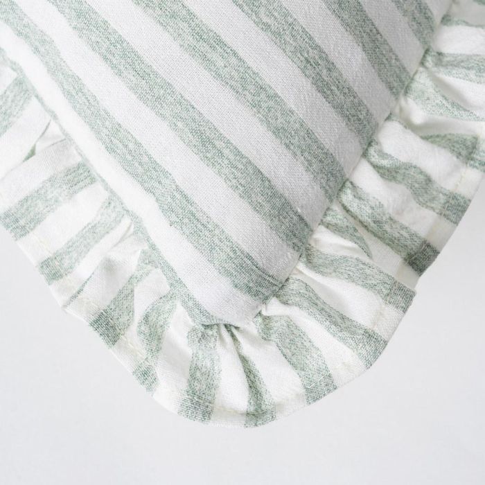 Cojín Rayas Gris Algodón 43 X 43 cm