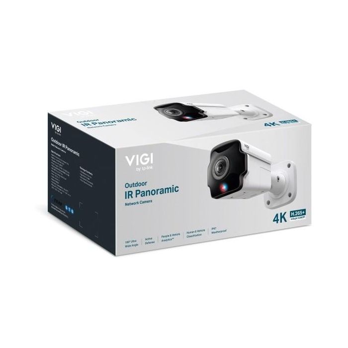 TP-Link S385PI(UN) VIGI Cámara IP Bullet Panorámica de 8MP para Exterior con IR IP67 4