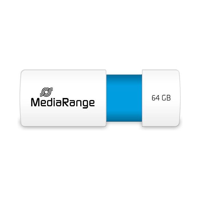 MediaRange MR974 USB Stick 64GB USB 2.0, Color Edición Azul Claro MediaRange MR974 USB Stick 64GB USB 2.0, Color Edición Azul Claro