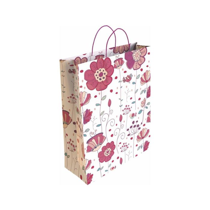 Bolsa Para Regalo Basika Papel Estucado 160 gr Todo Año Con Asa Retorcida Tamaño S 24+10x32 cm 24 unidades 3