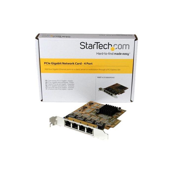 Tarjeta de Red Startech ST1000SPEX43 4 Tarjeta de Red Startech ST1000SPEX43 4