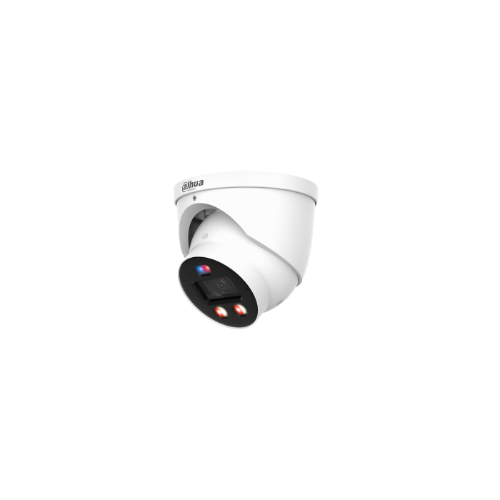 Dahua DH-IPC-HDW3449HP-AS-PV-0280B-PRO Cámara IP WizSense WizColor Turret Serie 3 4MP, IA, 256GB MicroSD, TIOC Pro, SMD 4.0, PoE, IP67, 2.8mm