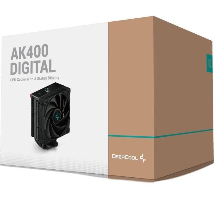 Deepcool DEE1691287689922 Disipador CPU AK400 Digital, 1 x 120mm, Pantalla Digital, A-RGB 5 Deepcool DEE1691287689922 Disipador CPU AK400 Digital, 1 x 120mm, Pantalla Digital, A-RGB 5