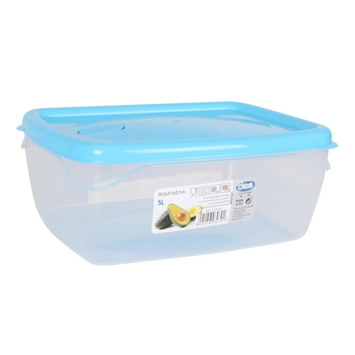 Fiambrera hermética para microondas 5L rect. - Dem (8 Unidades) 4 Fiambrera hermética para microondas 5L rect. - Dem (8 Unidades) 4