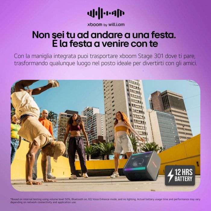 Altavoces LG STAGE 301 120 W Negro 8