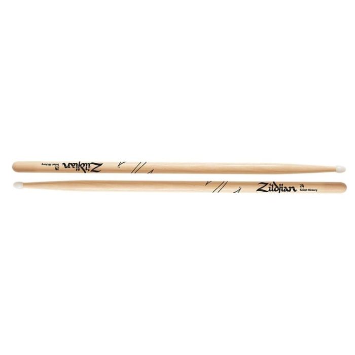 Baquetas Zildjian 7A Hickory Natural Nylon Baquetas Zildjian 7A Hickory Natural Nylon