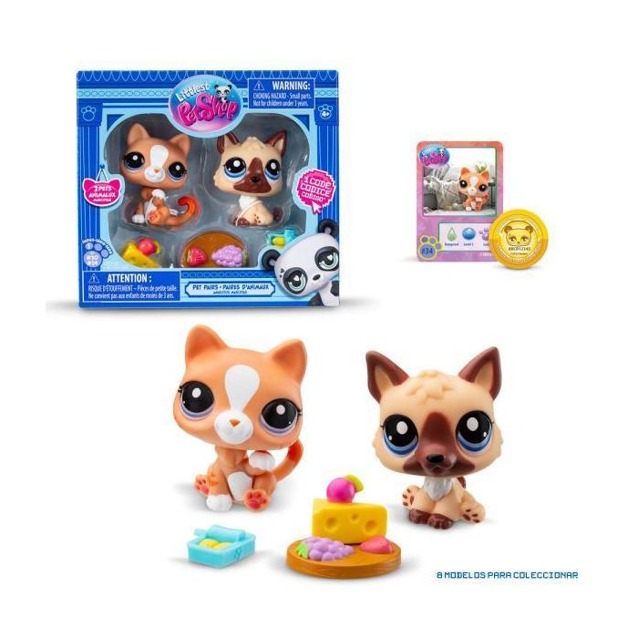 Bandai Mascotas Little Pet Shop Pack 2 Figuras con Accesorios - Modelo BF00525 4 Bandai Mascotas Little Pet Shop Pack 2 Figuras con Accesorios - Modelo BF00525 4