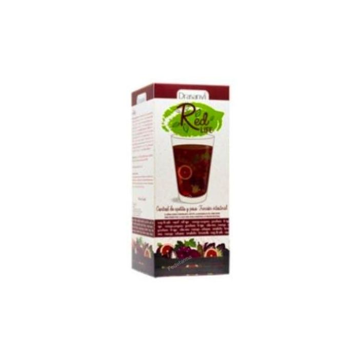 DRASANVI Red Life 500ml - Apoyo para el control de peso con Nuez de Cola, Nopal y Vid Roja
