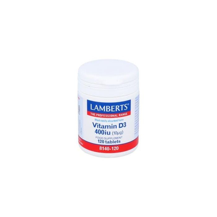 LAMBERTS Vitamina D3 400 UI 120 Comprimidos