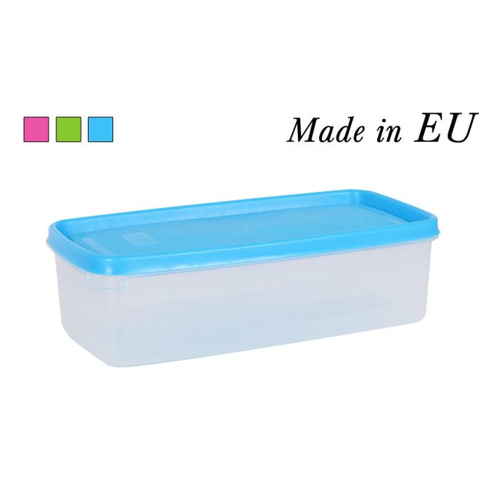 Inde Fiambrera Rectangular 1.25L Colores 23.5x11.5x7 cm (12 Unidades) Inde Fiambrera Rectangular 1.25L Colores 23.5x11.5x7 cm (12 Unidades)