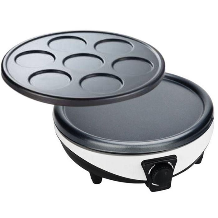 LITTLE BALANCE 8212 Crepiere Duo 1000, Crepiere eléctrica 2 en 1, Crepes y panqueques, 2 platos antiadherentes, 1000 W, Negro / Blanco 0 LITTLE BALANCE 8212 Crepiere Duo 1000, Crepiere eléctrica 2 en 1, Crepes y panqueques, 2 platos antiadherentes, 1000 W, Negro / Blanco 0