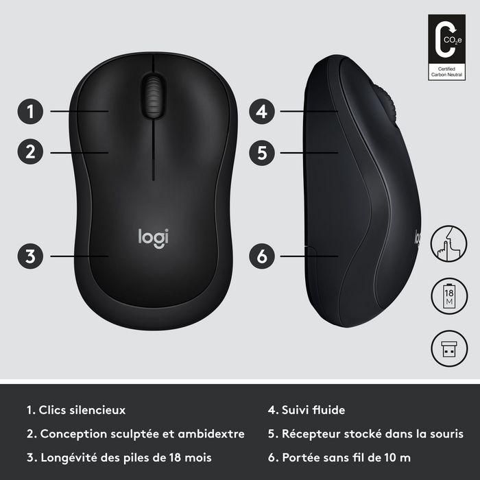 Logitech M220 Silent Ratón Inalámbrico USB 2.4GHz Óptico 1000 dpi 18 Meses Batería Charcoal Compatible con Windows Mac 19 Logitech M220 Silent Ratón Inalámbrico USB 2.4GHz Óptico 1000 dpi 18 Meses Batería Charcoal Compatible con Windows Mac 19