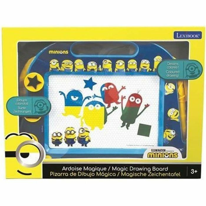 Lexibook - Pizarra Mágica Minions - Formato A5 con accesorios magnéticos 5