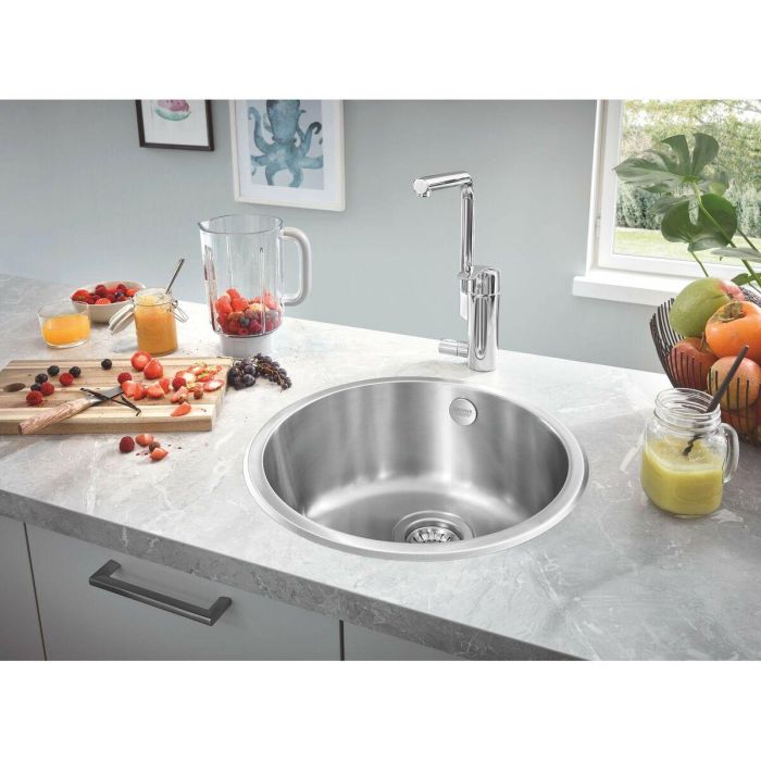 Grohe 31720SD0 Fregadero de Cocina K200 Acero Inoxidable para Encastre Superior 2 Grohe 31720SD0 Fregadero de Cocina K200 Acero Inoxidable para Encastre Superior 2