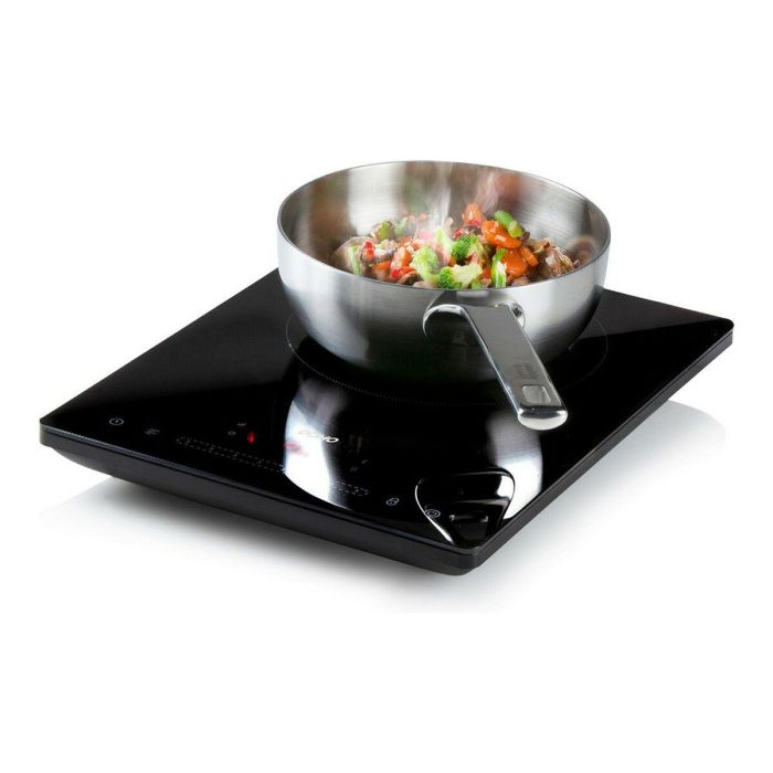 Domo DO332IP Placa de Inducción 1 Fuego 2000W, Pantalla Táctil, Temporizador 3h, 8 Niveles Potencia, Plato 20cm Cerámica 8